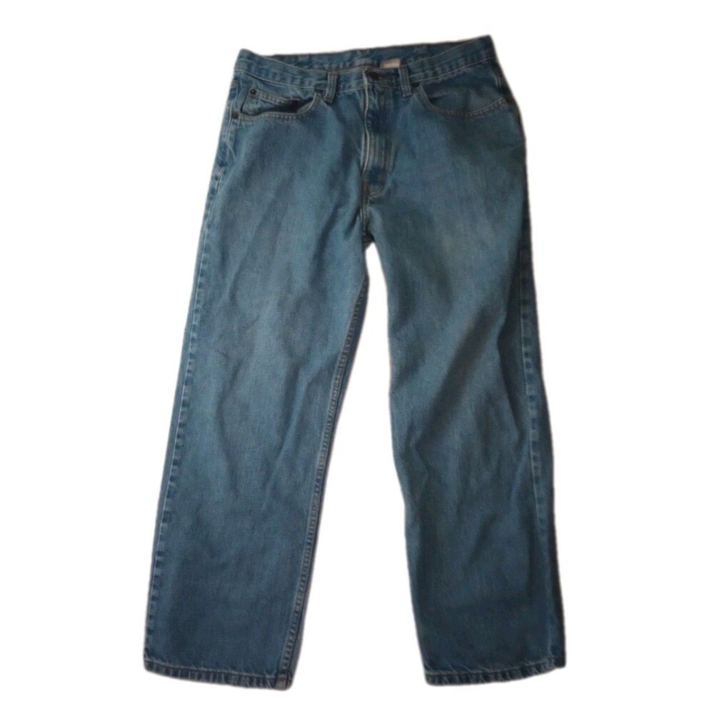PBX Basics Straight Leg Denim Jeans sz 34x30 Mens Medium Wash